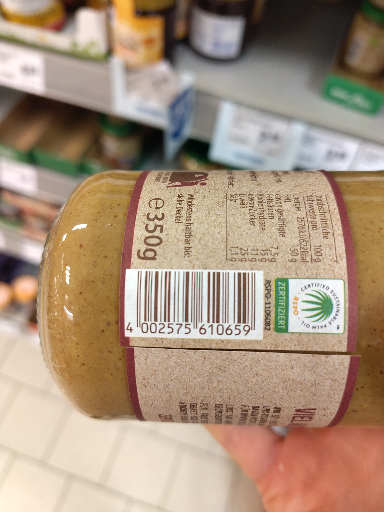 Zentis Erdnussbutter Crunchy 350g