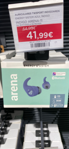 Energy Sistem auriculares TWS Sport Indigoaren