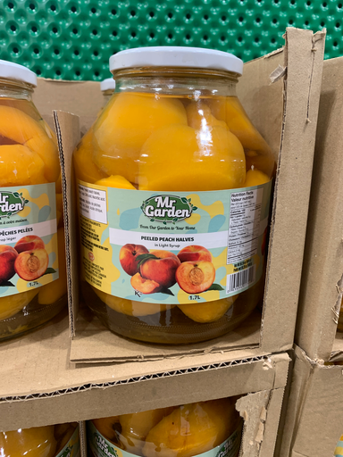 Mr Garden Peeled Peach Halves