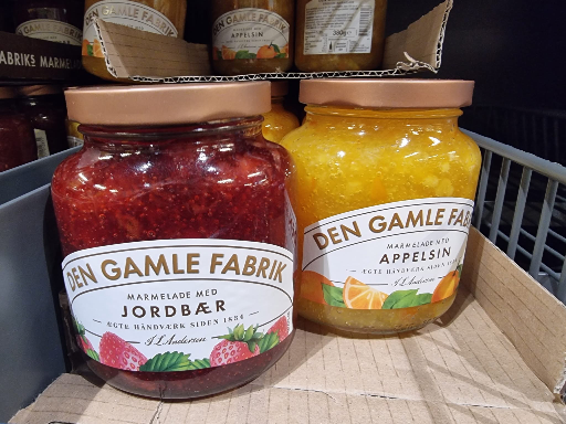 Jordbær Marmelade og Appelsin Marmelade