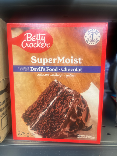 Betty Crocker SuperMoist Devil's Food Cake Mix
