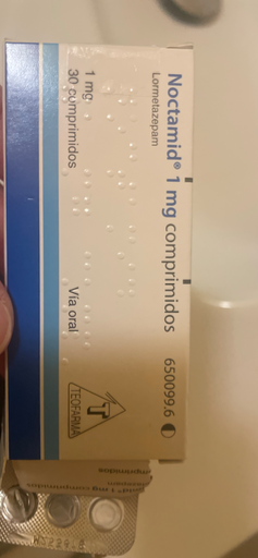 Noctamid 1 mg comprimidos