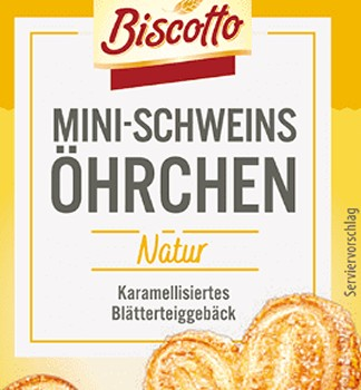 BISCOTTO Mini-Schweinsöhrchen