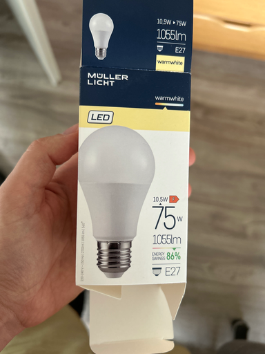 Müller-Licht LED Birne 10,5W 75W 1055lm E27