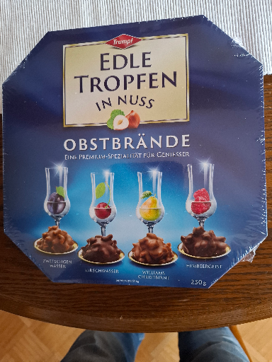 Trumpf Edle Tropfen in Nuss Obstbrände 250g