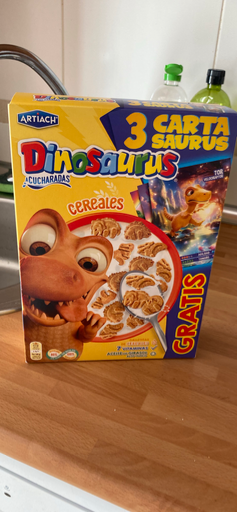 Artiach Dinosaurus galletas de cereales con chocolate con leche