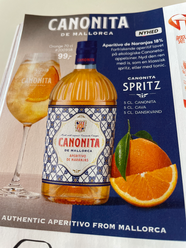 Canonita Apéritivo de Naranjas