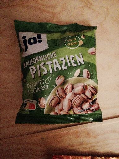 ja! Kalifornische Pistazien, geröstet & gesalzen