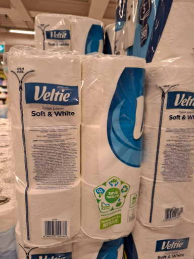 Veltie Toilet Paper Soft & White