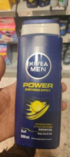 NIVEA MEN Power 24H Fresh Effect 3-in-1 Shower Gel