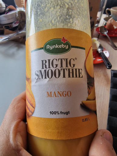 Rynkeby Rigtig Smoothie Mango 0,85 L