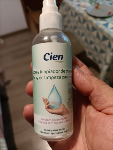 Cien Spray Limpiador de Manos