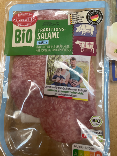 Metzgerfrisch Bio Traditions-Salami Klassik