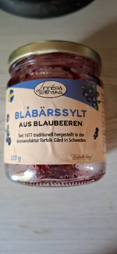 Inréas Svenska Blåbärssylt