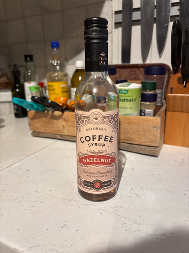 Hazelnut Coffee Syrup