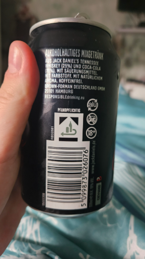 Jack Daniel's Cola Mix Drink