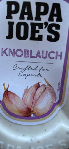 Papa Joe's Knoblauch-Sauce