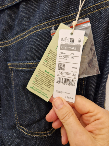 Jeans para niños de 13-14 años