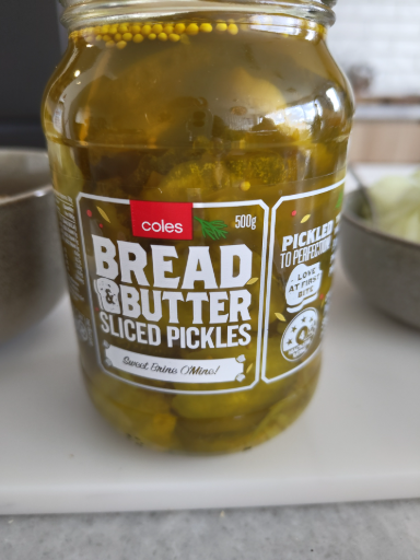 Coles Bread & Butter Sliced Pickles