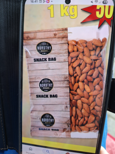 Nordthy Snack Bag Almonds