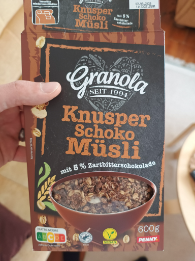 Kölln Knusper Schoko-Krokant Hafer-Müsli