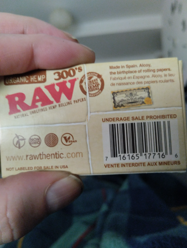 RAW Organic Hemp Rolling Papers