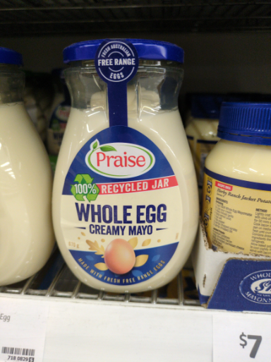 Praise Whole Egg Creamy Mayo 445g