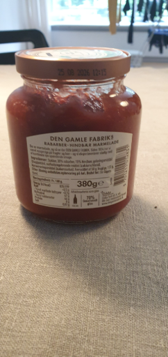Den Gamle Fabriks Rabarber-Hindbær Marmelade
