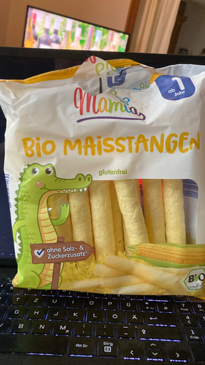 MAMIA BIO Bio-Mini-Maisstangen Erdbeere