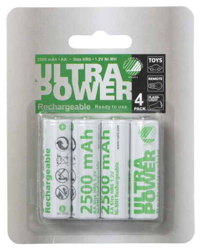 Ultra Power Rechargeable Batteries