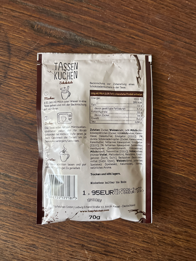 Tassenkuchen