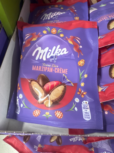 Milka Feine Eier Marzipan-Crème