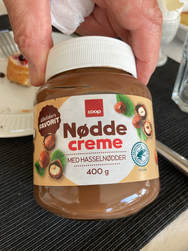 Nødde creme med hasselnødder