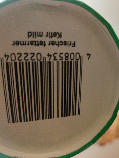 Fischer fettarmer Keilt Milch