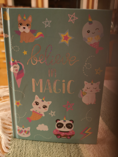 Believe in Magic Black Fairy Girl Watercolor Art Notebook