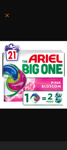 Ariel Big One Laundry Pods - Pink Blossom