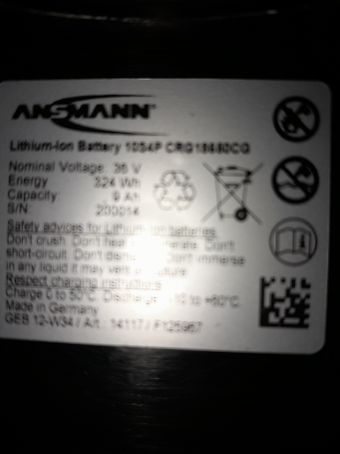 Ansmann Lithium-ion Battery Pack 153P CRD116BC03