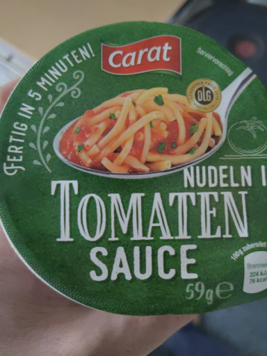 Carat Nudeln in Tomatensauce