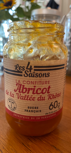 Les 4 Saisons Confiture d'Abricot de la Vallée du Rhône