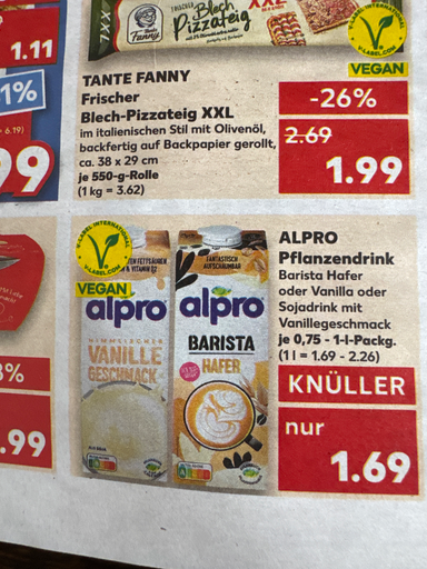 ALPRO Pflanzendrink Barista Hafer