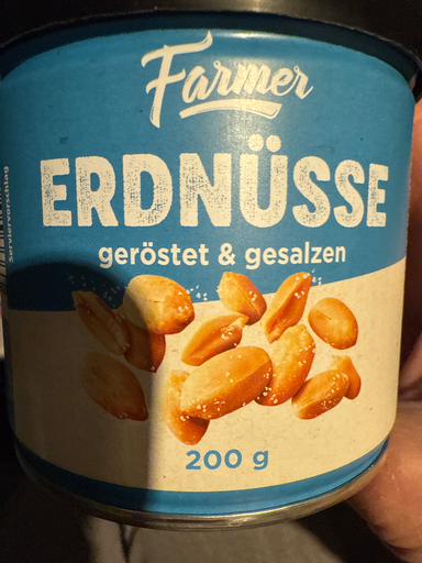 Farmer Erdnüsse geröstet & gesalzen