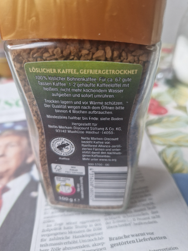 Netto Marken-Discount Löslicher Kaffee