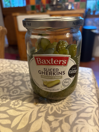 Baxters Sliced Gherkins Crunchy & Tangy