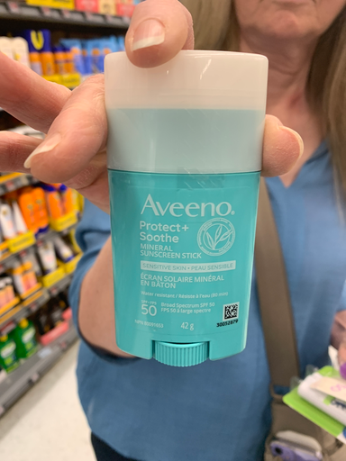 Aveeno Protect+ Soothe Mineral Sunscreen Stick