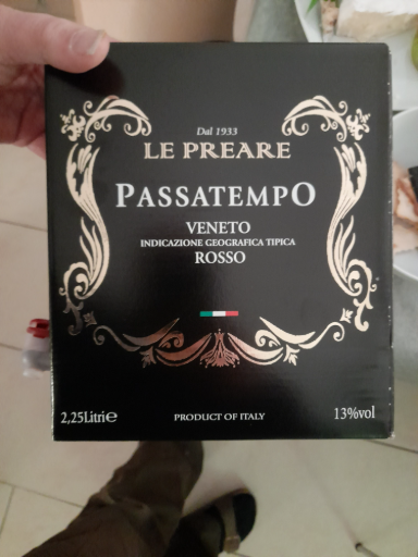 Le Preare Passatempo Rosso Veneto