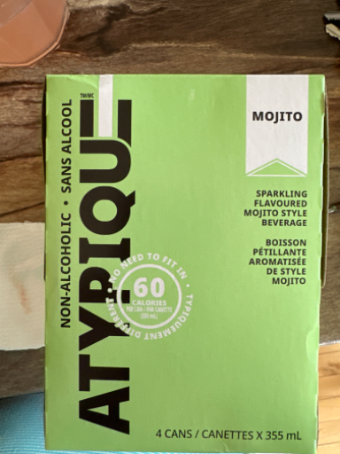 Atypique Non-Alcoholic Mojito-Style Sparkling Beverage
