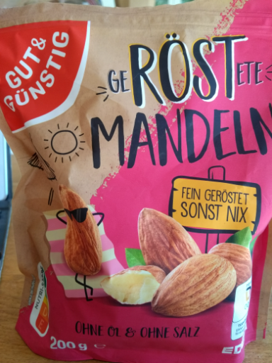Gut & Günstig geröstete Mandeln