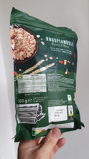 Knuspermüsli Honig-Nuss