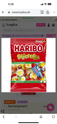 HARIBO stjerne mix