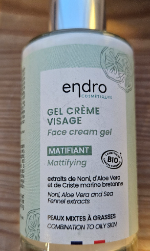 Endro Cosmétiques Gel-Crème Visage Matifiant